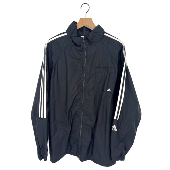 adidas Other - Adidas Windbreaker Hooded Zip-up Jacket | Medium